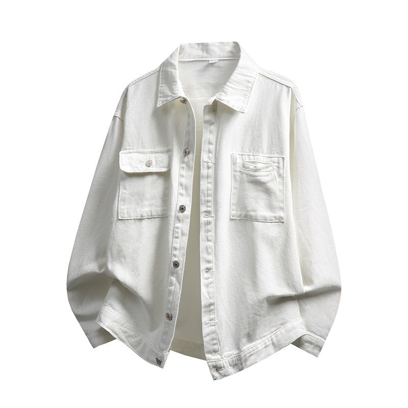 Florence Casual Jacket with Pockets in Light Blue