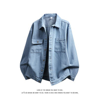 Florence Casual Jacket with Pockets in Light Blue