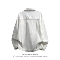 Florence Casual Jacket with Pockets in White