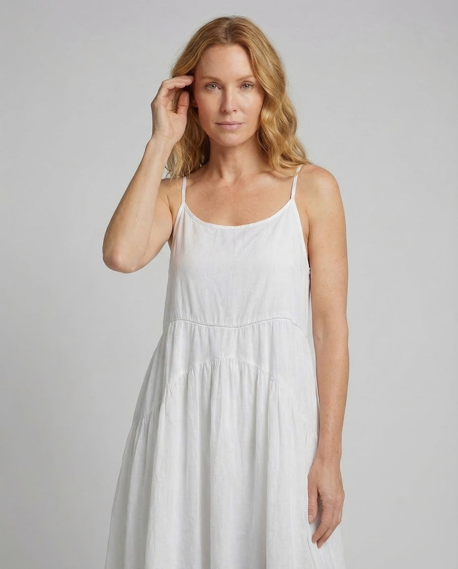 Florence Linen Maxi Dress