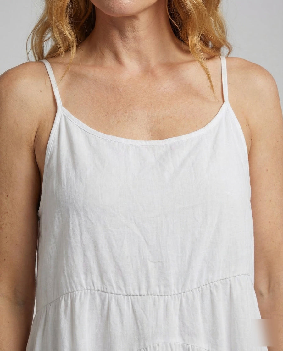 Florence Linen Maxi Dress