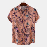 Florence Shirt with Short Sleeve in Orange