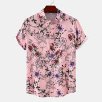 Florence Shirt with Short Sleeve in Pink