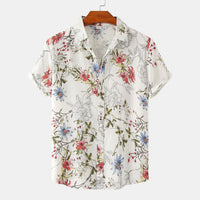 Florence Shirt with Short Sleeve in White