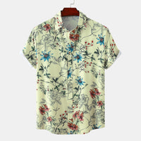 Florence Shirt with Short Sleeve in Yellow