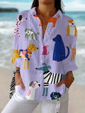 Florence™ Playful Dogs Blouse