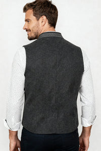 Florian Elegant Vest in Grey