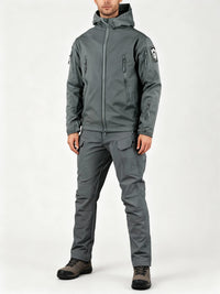 Florian Jacket with Zip Front in Black