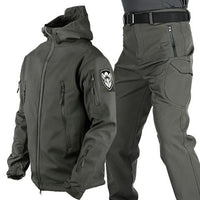 Florian Jacket with Zip Front in Dark Grey