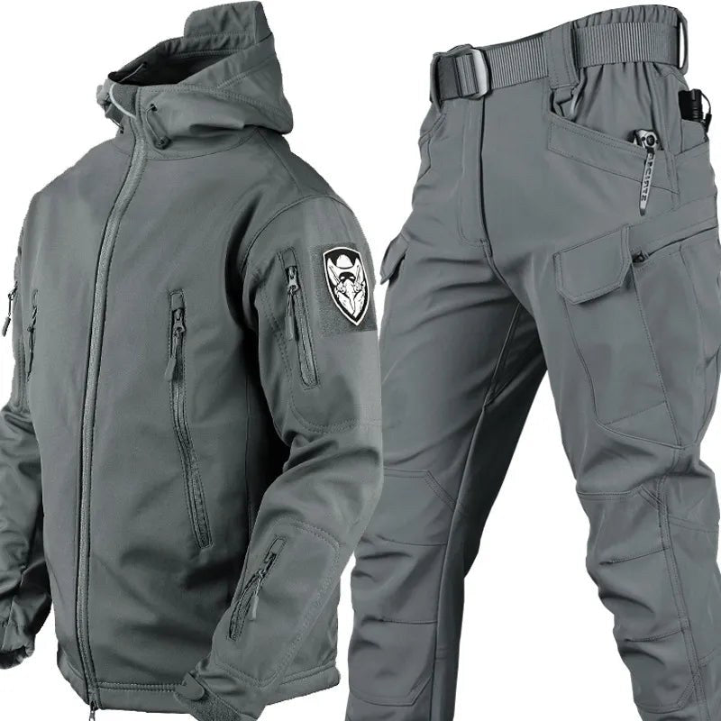 Florian Jacket with Zip Front in Dark Grey