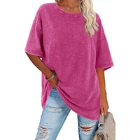 Frances™ Women's Oversized Vintage T-Shirt in Pink