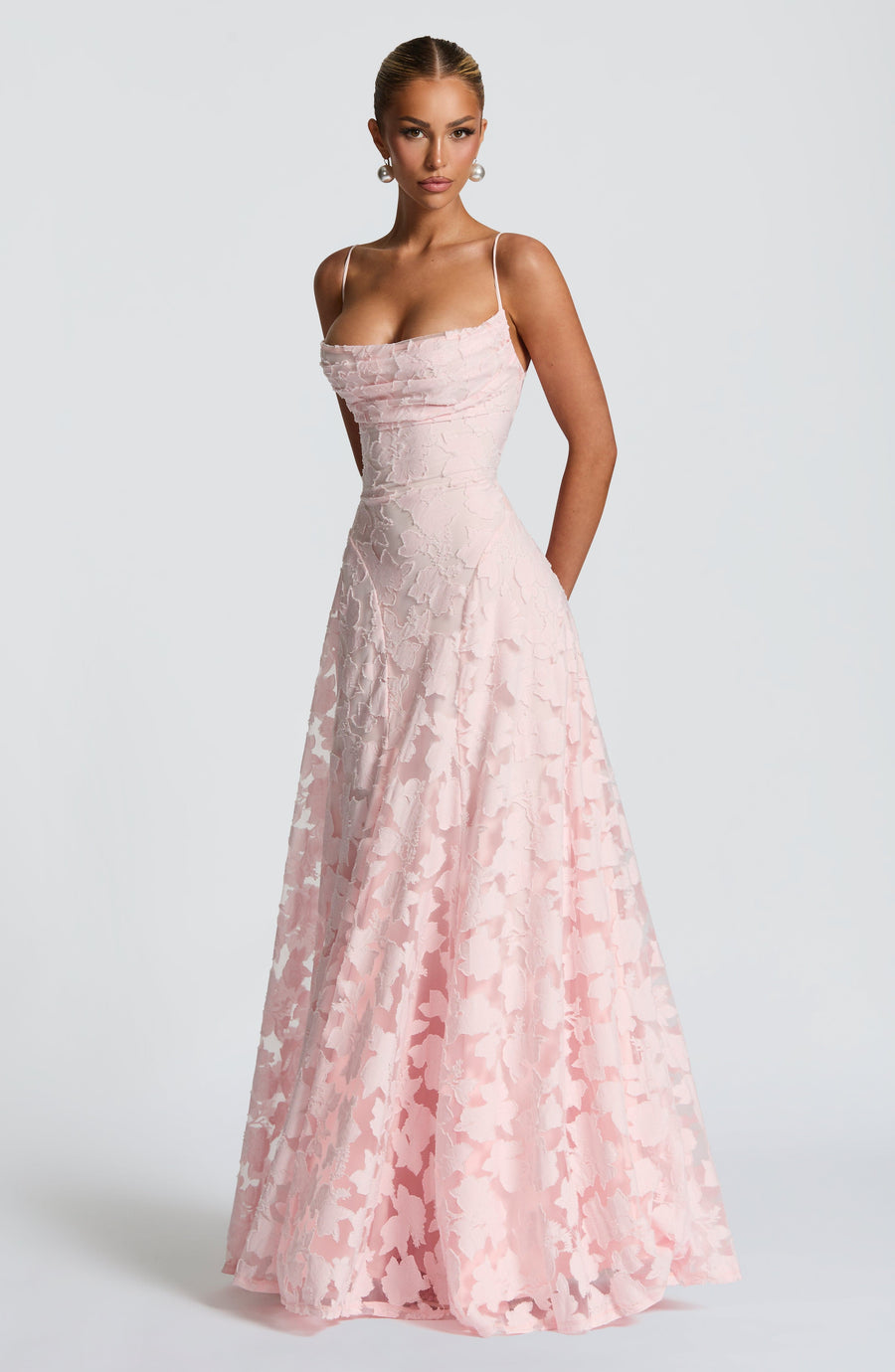 Hilda Maxi Dress – Blush
