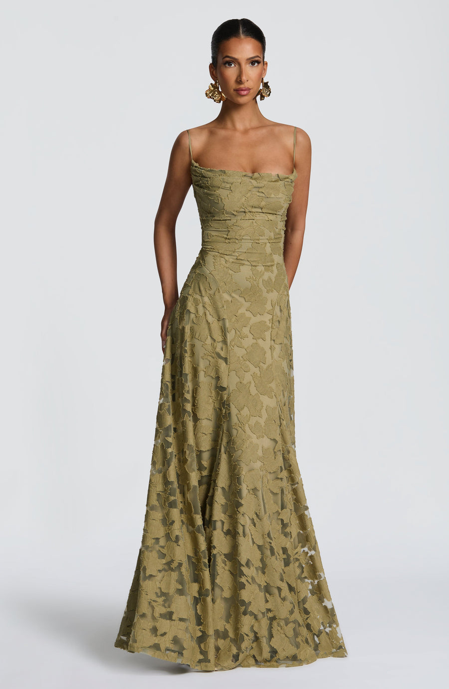 Hilda Maxi Dress – Sage