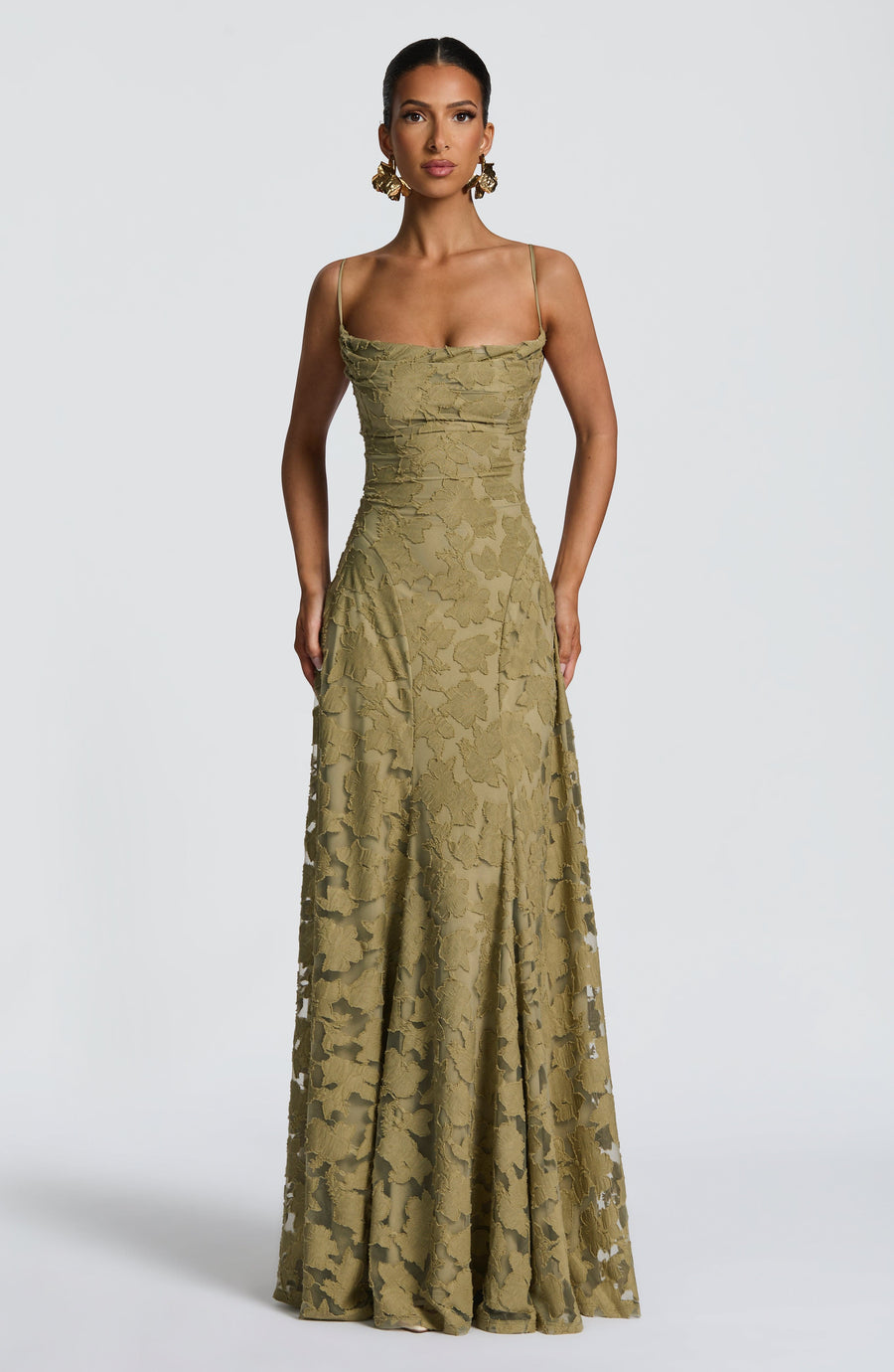 Hilda Maxi Dress – Sage