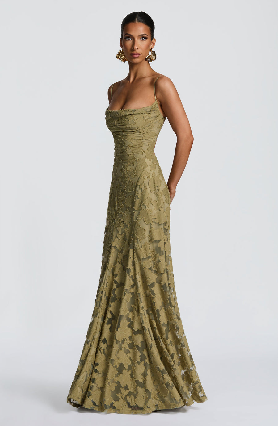 Hilda Maxi Dress – Sage