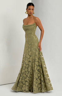 Hilda Maxi Dress – Sage