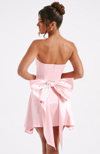 Christa Mini Dress – Blush