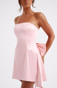 Christa Mini Dress – Blush