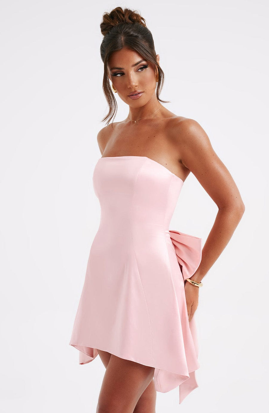Christa Mini Dress – Blush