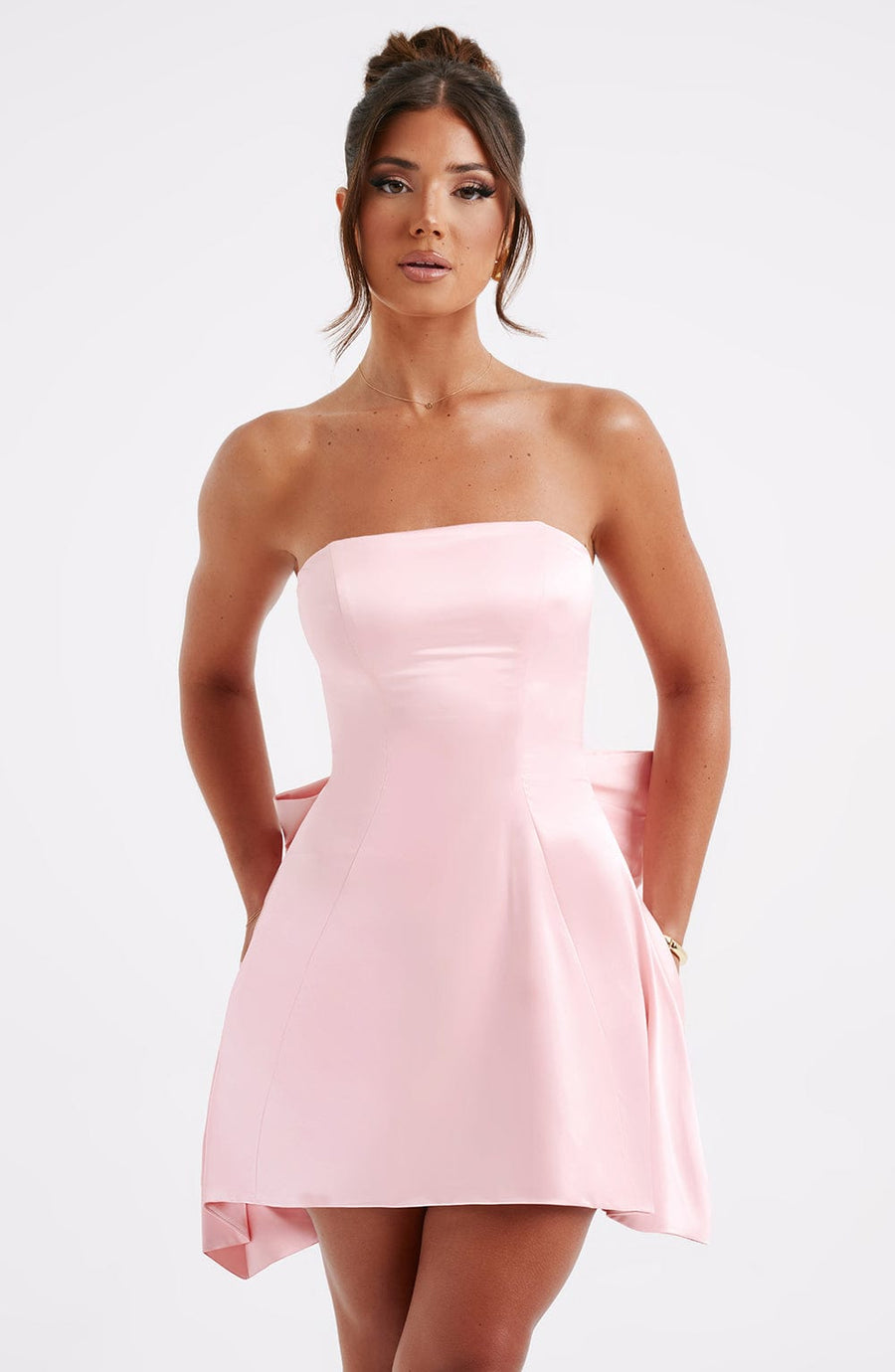 Christa Mini Dress – Blush