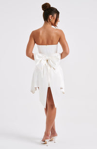 Christa Mini Dress – Ivory