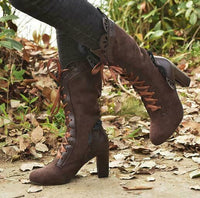 Freya Boots in Brown