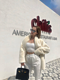 Freya Jacket with Oversized in White