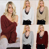 Freya Knit Sweater with V-Neck