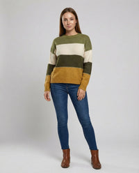 Freya Shirt with Striped in Yellow