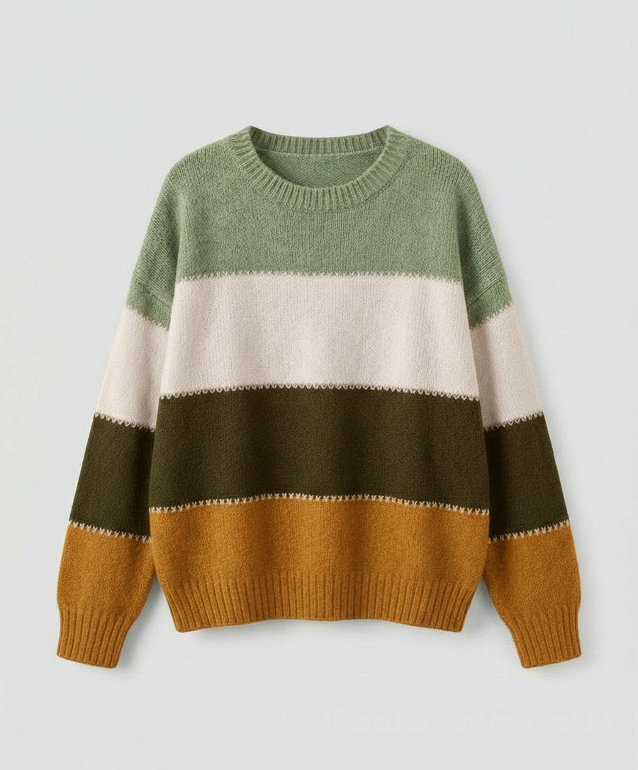 Freya Shirt with Striped in Yellow