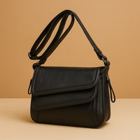 Freya™ Leather Bag in Black