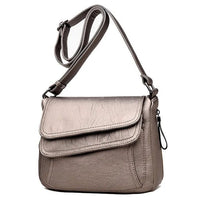Freya™ Leather Bag in Gold