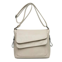 Freya™ Leather Bag in White