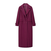 Frida Elegant Coat in Purpur