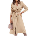 Frida Elegant Trench Coat with Belted