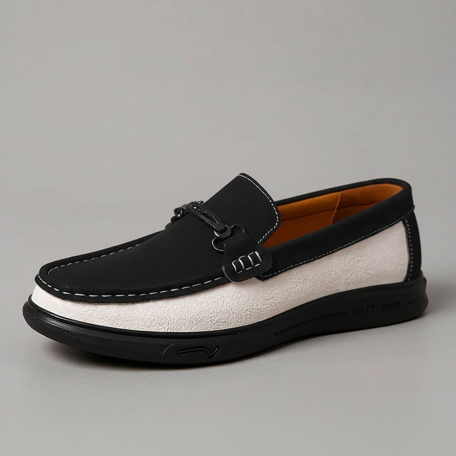 Fulton Suede Loafer in Charcoal