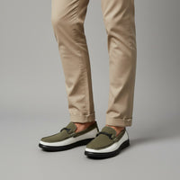 Fulton Suede Loafer in Emerald Green
