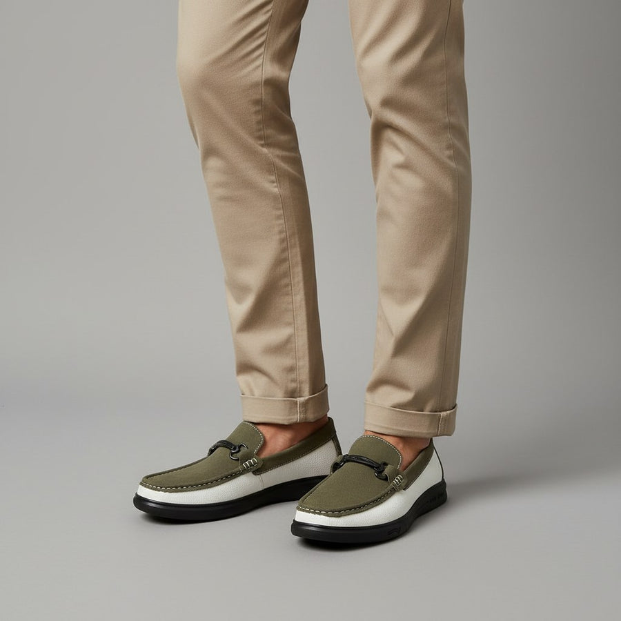 Fulton Suede Loafer in Emerald Green