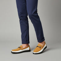 Fulton Suede Loafer in Sienna Brown