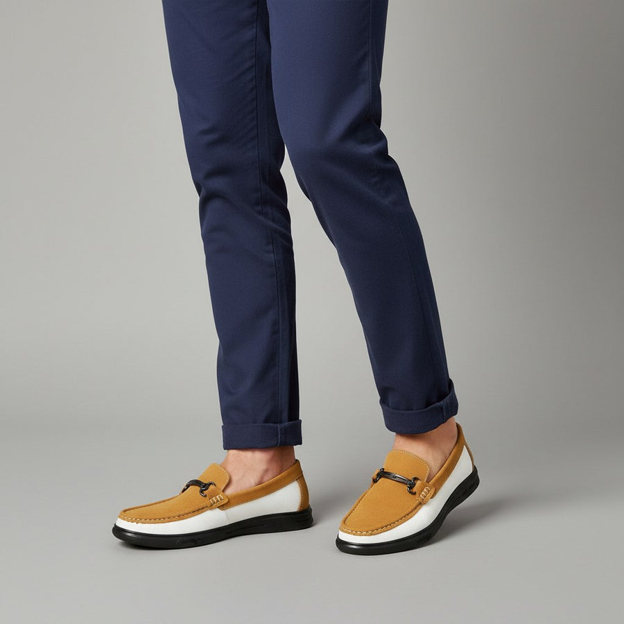 Fulton Suede Loafer in Sienna Brown