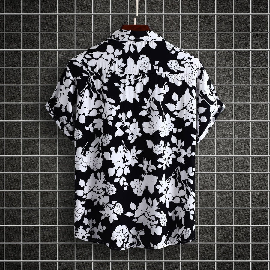 Gabriella Casual Shirt with Short Sleeve in Grey