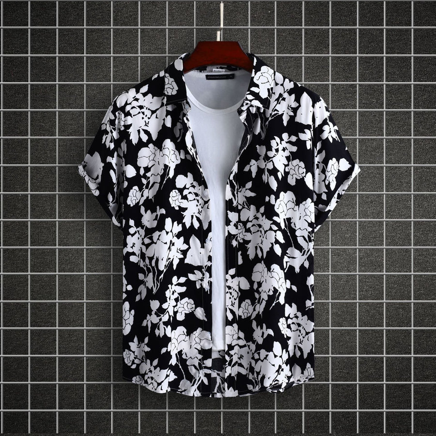 Gabriella Casual Shirt with Short Sleeve in Grey