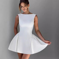 Gabriella Elegant Dress in White