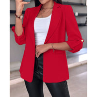 Gabriella Elegant Jacket in Red
