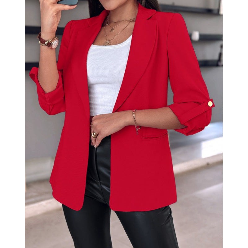 Gabriella Elegant Jacket in Red