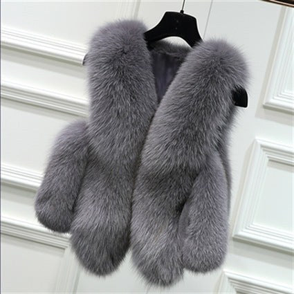 Gabriella Elegant Vest in Dark Grey