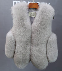 Gabriella Elegant Vest in Light Grey