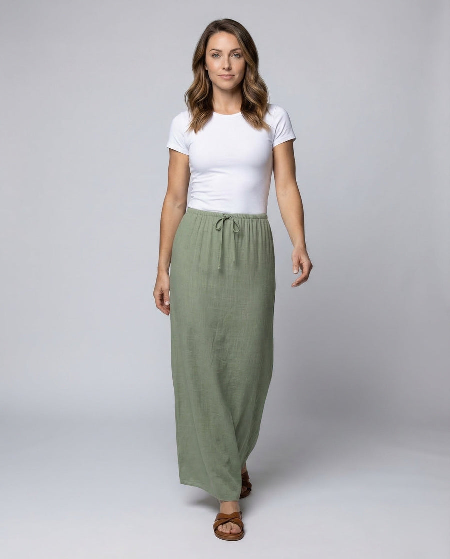 Gabriella Skirt with Drawstring Waist