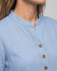 Gaia Casual Linen Suit