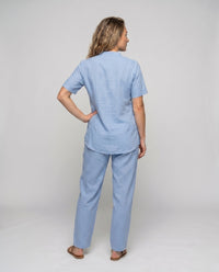 Gaia Casual Linen Suit